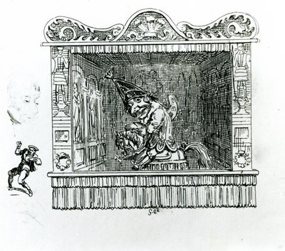 ヘクター・ザ・ホースのパンチ氏 作： George Cruikshank