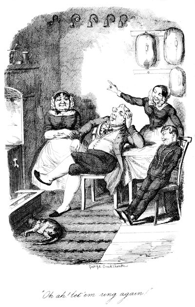ああ！ letem ring again !, c1840s。 作： George Cruikshank