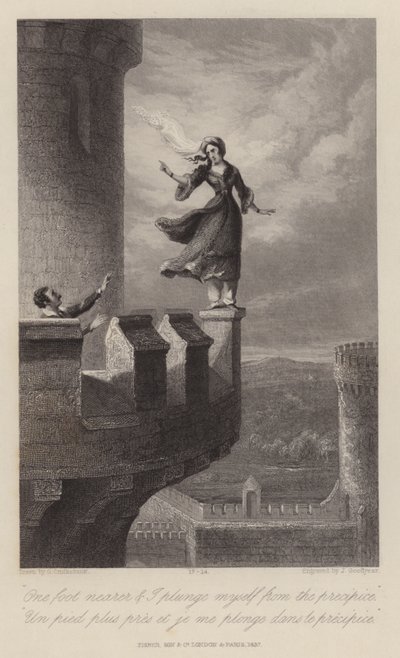 レベッカとテンプル騎士団（版画 作： George Cruikshank