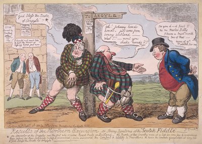 「北方遠征の結果」、1822年 作： George Cruikshank