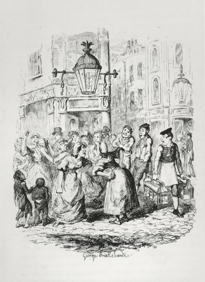 セブンダイアル、1836年頃 作： George Cruikshank