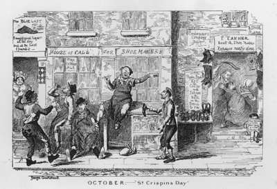 セント・クリスピンズ・デイ（刻印 作： George Cruikshank