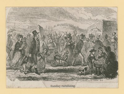 日曜日の地方化 作： George Cruikshank