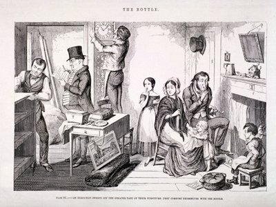 「ボトル」、1847 作： George Cruikshank