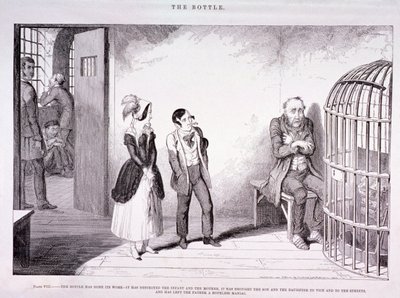 「ボトル」、1847 作： George Cruikshank