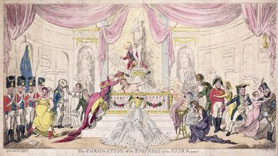 ネアーズの女帝の戴冠式 作： George Cruikshank