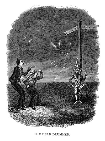 デッドドラマー、1840 作： George Cruikshank