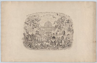 1851年の大博覧会からのすべての国の作品の分散, 1851., 1851. 作： George Cruikshank