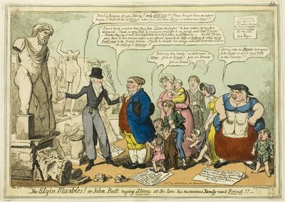 エルギン・マーブルズ 作： George Cruikshank