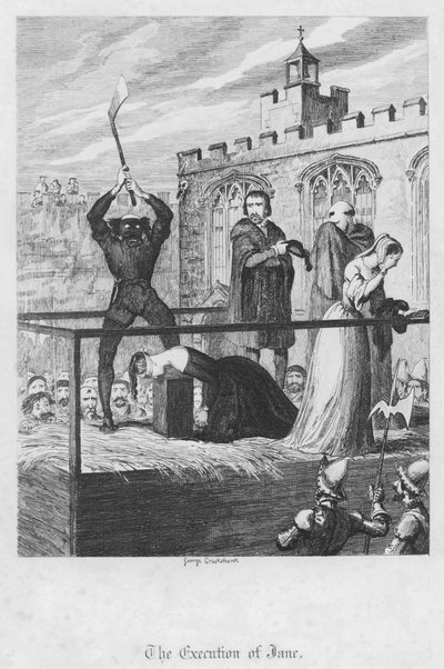 ジェーンの処刑 作： George Cruikshank