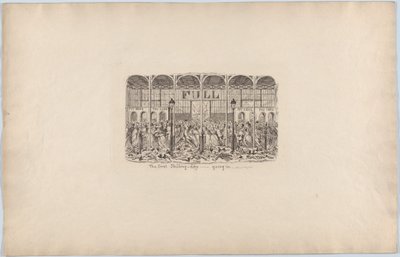 1851 年、1851 年、最初のシリングの日 作： George Cruikshank