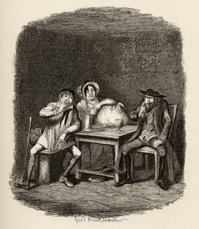 ユダヤ人とモリスボルターは、チャールズディケンズによる「オリバーツイストの冒険」（1812-70）1838年、チャップマンウントホール発行、1901年からお互いを理解し始めます。 作： George Cruikshank