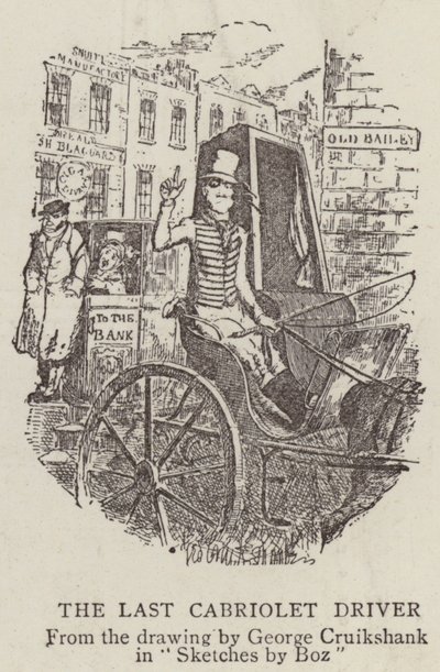最後のカブリオレドライバー 作： George Cruikshank