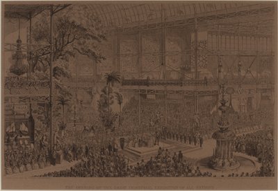 5月1日、すべての国の大産業展示会のオープニング 作： George Cruikshank