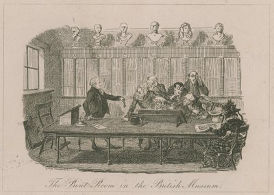 大英博物館の印刷室 作： George Cruikshank
