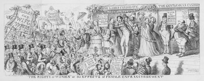 "女性の権利 "または "女性の折檻 "の効果 作： George Cruikshank