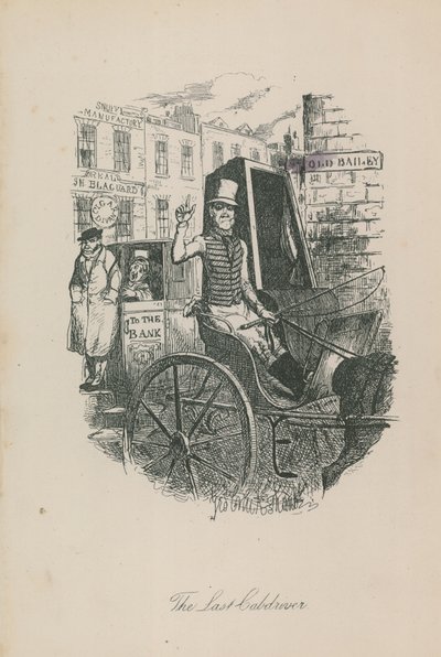 最後のタクシー運転手 作： George Cruikshank