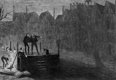 処刑の前夜、1554 1840 作： George Cruikshank