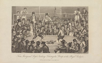 トム、ジェリー、ロジックがスイープのトミーをサポート 作： George Cruikshank