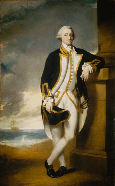 キャプテン・ヒュー・パリサー（1723-1796）、1775年頃（キャンバスに油彩） 作： George Dance