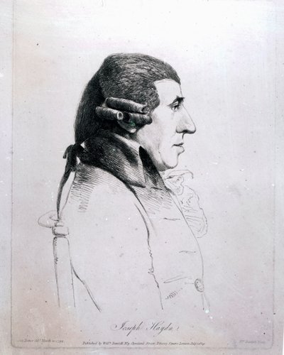 フランツジョセフハイドン、1809年 作： George Dance
