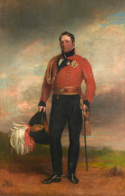 ローランド中将、ヒル卿、1819年頃 作： George Dawe