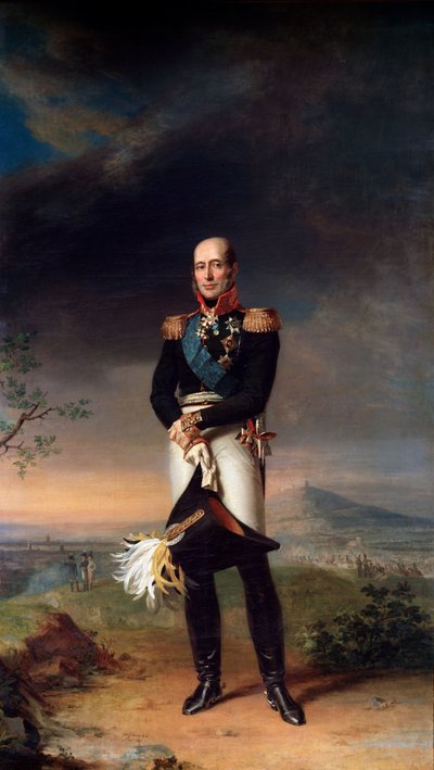 1829年フィールド元帥伯爵ミハイルバークレイドトーリの肖像 作： George Dawe