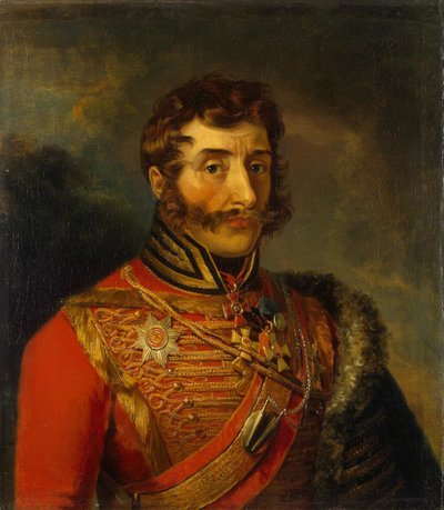 1825年以前のイヴァン・セミョノヴィッチ・ドロホフ1762-1815の肖像 作： George Dawe