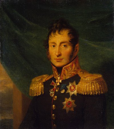 1825年以前のニコライ・アレクセイエビッチ・トゥチコフ1765-1812の肖像 作： George Dawe