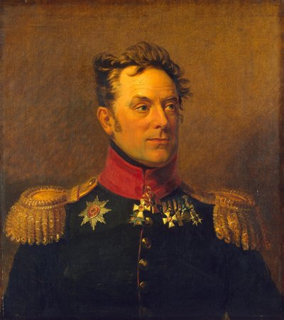 Yermolai Fyodorovich Kernの肖像、c.1825 作： George Dawe