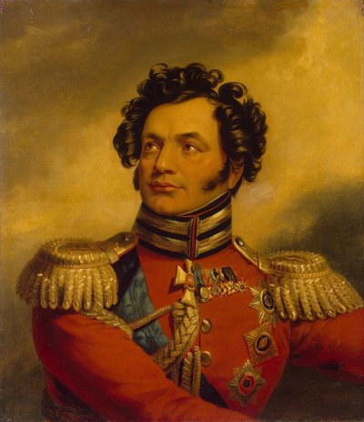 1825年以前のフョードル将軍ペトロヴィッチウヴァロフ1773-1824の肖像 作： George Dawe