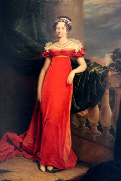 「大公マリア・パブロフナの肖像」、c1822 作： George Dawe