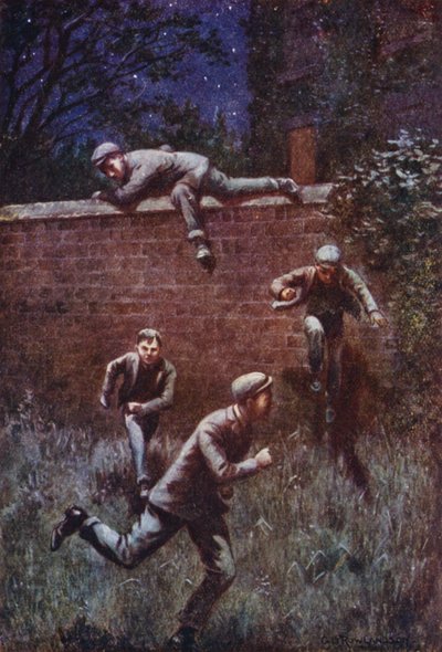 「命からがら逃げろ」とエリックは言った（カラーリトグラフ） 作： George Derville (after) Rowlandson