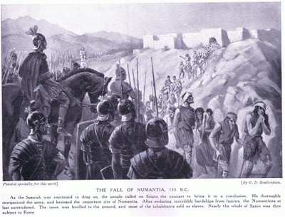 Numantia 133BCの崩壊 作： George Derville Rowlandson