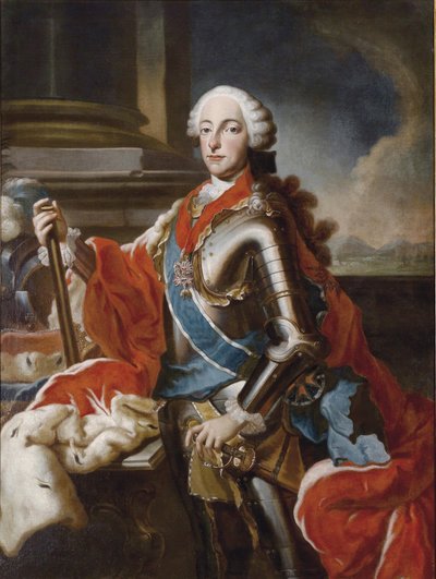 マクシミリアン3世ヨーゼフ1727-1777年の肖像、バイエルン選帝侯、18世紀半ば。 作： George Desmarées