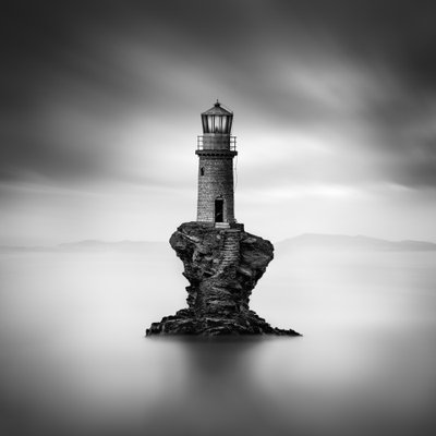 孤独の島灯台 作： 