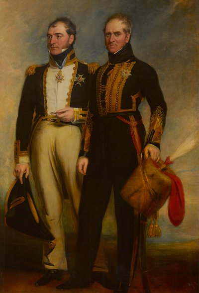 ホンの肖像画。 チャールズ・パジェット (1778-1839) とヘンリー・ウィリアム・パジェット 作： George Dodgson Tomlinson