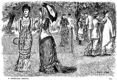 意識ある殉教者、1881年1891年。 作： George du Maurier