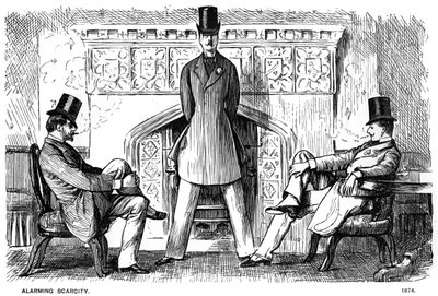 驚異的な不足、1874年、1891年 作： George du Maurier