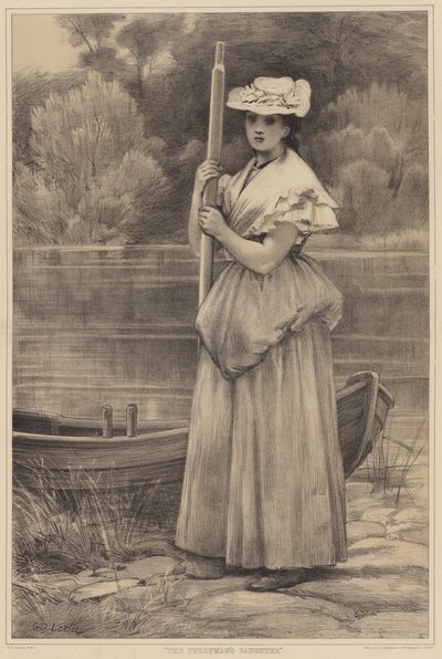 フェリーマンの娘 作： George Dunlop Leslie