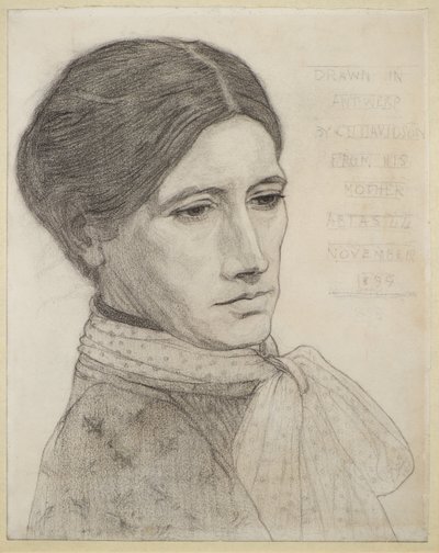 画家の母の肖像 作： George Dutch Davidson