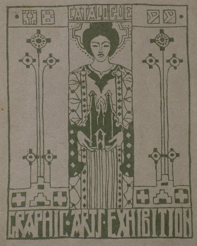 Dundee Graphic Arts Association カタログ表紙の校正刷り 作： George Dutch Davidson