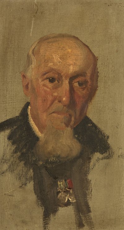 J.アシュトン（第4砦）の肖像、1920年頃（パネルに油彩 作： George Edmund Butler