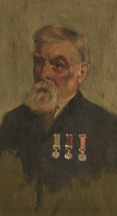 3代目J.C.ミルトンの肖像 1920年頃（パネルに油彩 作： George Edmund Butler