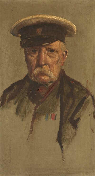 J.コールの肖像（7日）1920年頃（パネルに油彩 作： George Edmund Butler