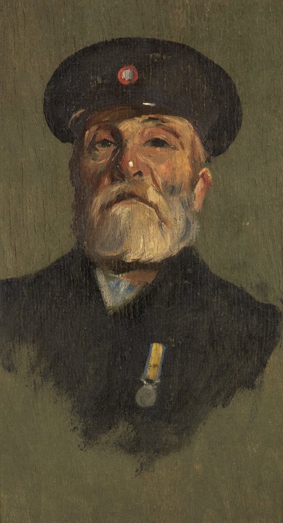 R.M.L.I.ことJ.ラズベリーの肖像、1920年頃（パネルに油彩 作： George Edmund Butler