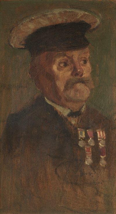 R.A.のJ.レノンの肖像 1920年頃（パネルに油彩 作： George Edmund Butler