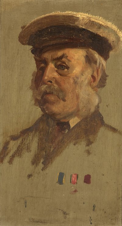 J.プライスの肖像、28日、1920年頃（パネルに油彩 作： George Edmund Butler