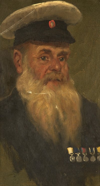 R.M.A.ことJ.ウィルソンの肖像 1920年頃（パネルに油彩 作： George Edmund Butler