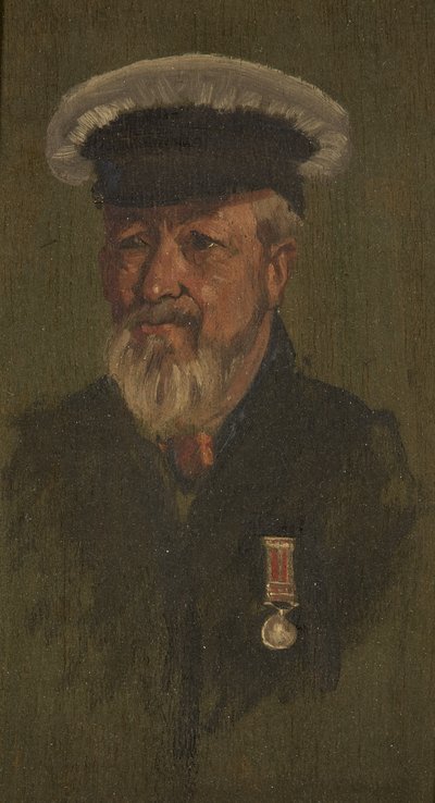 R.クームス（M.T.）の肖像 1920年頃（パネルに油彩 作： George Edmund Butler
